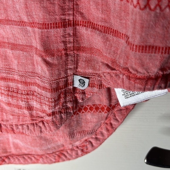 MOUNTAIN HARDWARE Palisade Long Sleeve Cotton/Linen Blend Top Size Medium - Picture 10 of 16